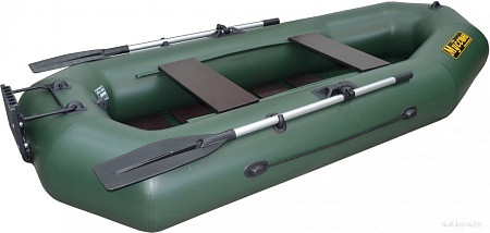 Моторно-гребная лодка Муссон R-260 PC TP (зеленый)