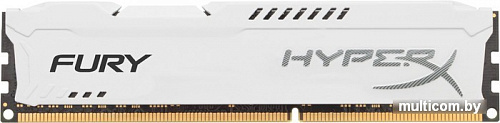 Оперативная память Kingston HyperX Fury White 4GB DDR3 PC3-14900 (HX318C10FW/4)