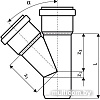 Ostendorf тройник KGEA 110/110x45°