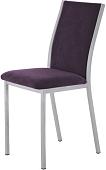 Стул AMC Comfort 2 Г Т5.14 (ткань баклажан/серебристый)