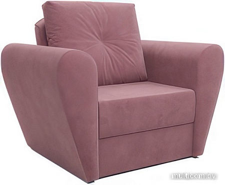 Кресло-кровать Мебель-АРС Квартет (велюр, пудра НВ-178 18)