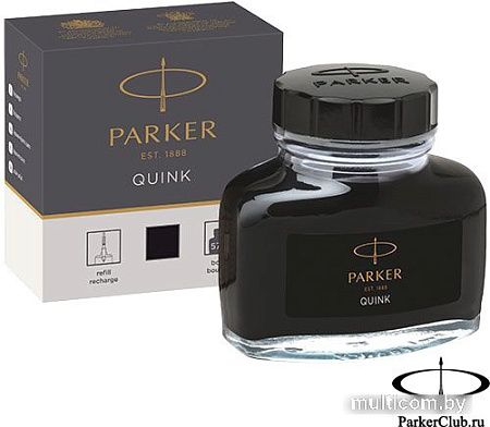 Чернила для перьевой ручки Parker 1950375 (черный)