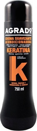 Кондиционер Agrado с кератином для вьющихся волос Keratin Hair Conditioner 750 мл