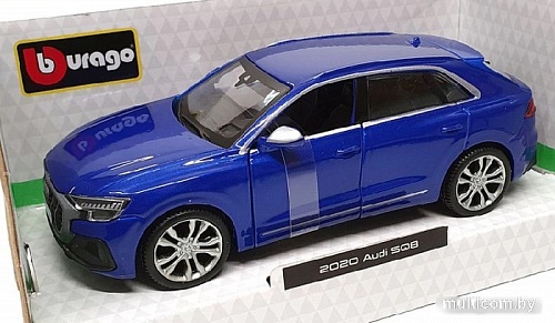 Легковой автомобиль Bburago 2020 Audi SQ8 18-43054 (синий)