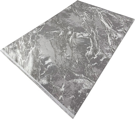 Radjab Carpet Афина Прямоугольник 9012A 12858RK (0.8x1.5, Grey/Grey)