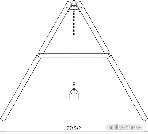 Стационарные качели Красная звезда Р911-27