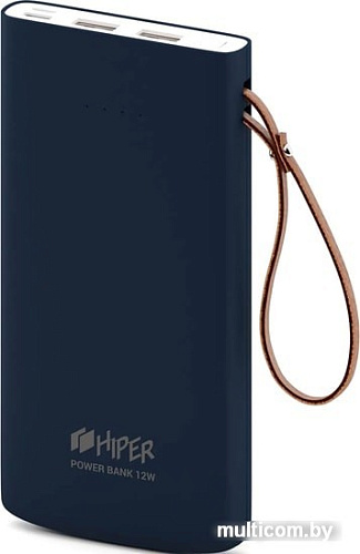 Портативное зарядное устройство Hiper Travel10k (темно-синий)