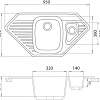 Кухонная мойка Gerhans E10 (графит)