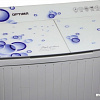 Активаторная стиральная машина Optima МСП-60СТ (белое стекло/пузыри)