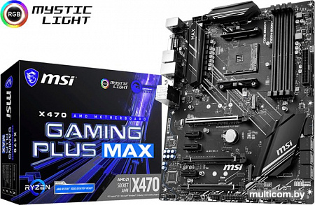 Материнская плата MSI X470 Gaming Plus Max