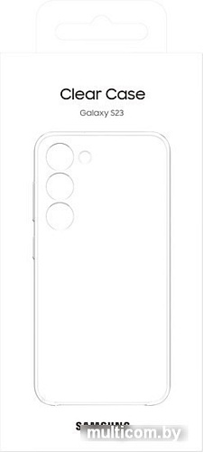 Чехол для телефона Samsung Clear Case S23 (прозрачный)
