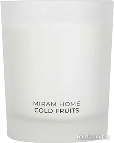 Свеча Miram Зимний лес Cold Fruits 4012122 (200г)