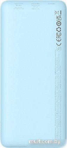 Внешний аккумулятор Baseus Airpow Fast Charge Power Bank 20W 10000mAh (голубой)
