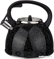 Чайник со свистком Agness Black Marble 907-045