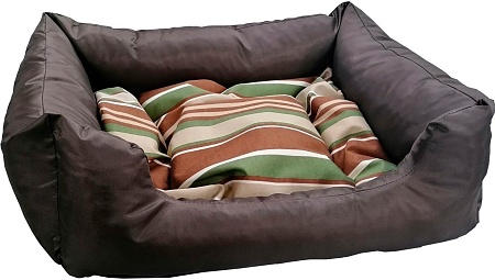 Лежак Happy Friends Пухлик №1 Кантри-коричневый stm 404