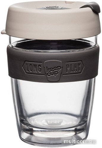 Многоразовый стакан KeepCup Longplay Milk 340мл (серый)
