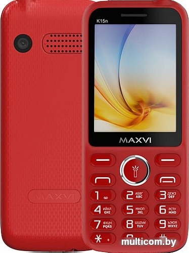 Мобильный телефон Maxvi K15n (красный)