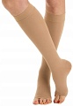 Чулки компрессионные Польза 3001 ниже колена 1 кл.к. (р.4 (L), рост2, бежевый)