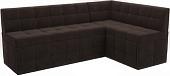 Угловой диван Мебель-АРС Атлантис правый 190x84x120 (кордрой коричневый)