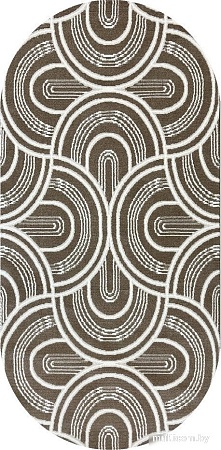 Ковер для жилой комнаты Safyun Bravo SN550-LIGHT-BROWN-OVAL (1x2)