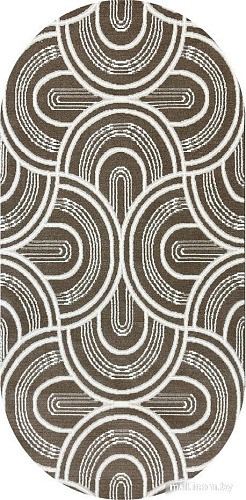 Ковер для жилой комнаты Safyun Bravo SN550-LIGHT-BROWN-OVAL (1x2)
