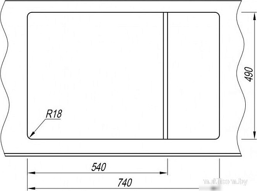 Кухонная мойка ARFEKA Zia 76 (бежевый)