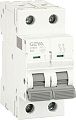 Выключатель автоматический GEYA GYM9-2P-63B 2P 63A B 6kA 2M GYM92P63B