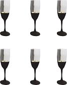 Набор бокалов для шампанского Glasstar Блэкстайл-3 LB-1687-3 (6 шт)