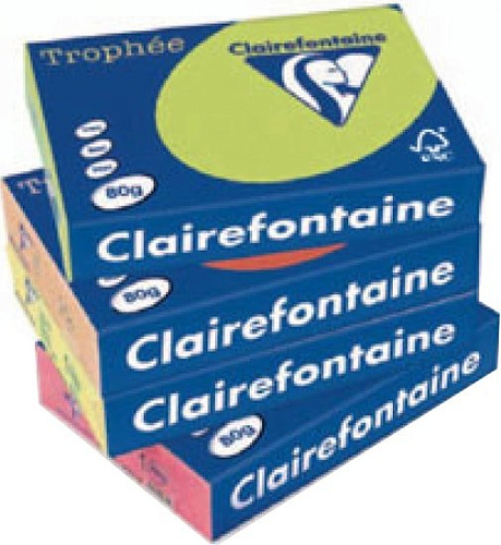 Офисная бумага Clairefontaine Trophee пастель A4 80 г/кв.м 500 л (золотистый)