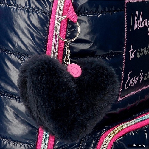 Школьный рюкзак Enso Make a wish 9192021 (темно-синий/розовый)