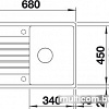 Кухонная мойка Blanco Zia 45 S Compact (жасмин)