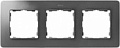 Рамка Simon 82 Detail 8200630-293 (алюминий/черный)
