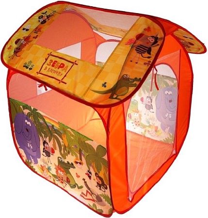 Игровая палатка Играем вместе Зебра в клеточку GFA-ZEBRA-R