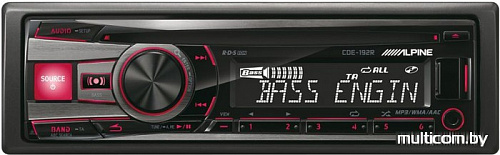 CD/MP3-магнитола Alpine CDE-192R