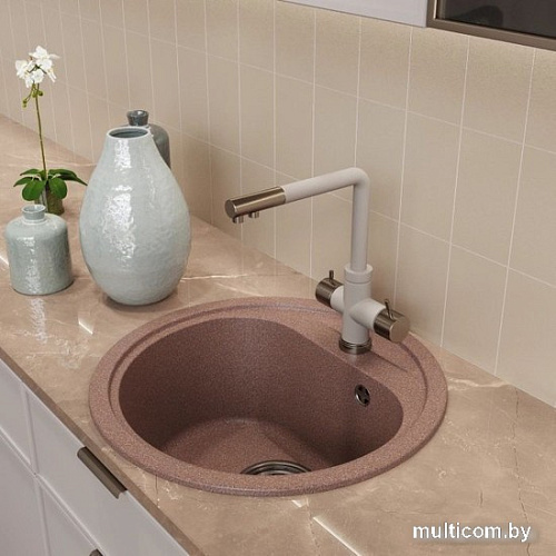 Кухонная мойка Mixline ML-GM10 551808 (терракотовый)