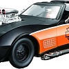 Легковой автомобиль Maisto Harley-Davidson 1970 Corvette 32193 (черный/оранжевый)