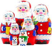 Развивающая игра Брестская Матрешка Для новогоднего декора (набор 7 шт)