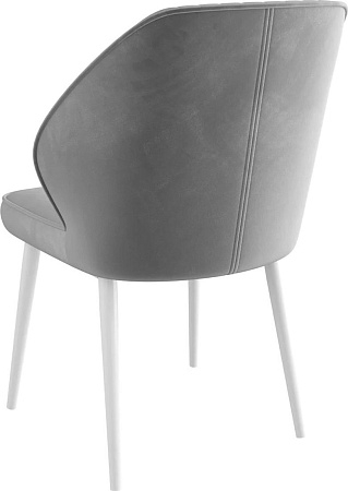 Стул Мамадома Michael (d09 Steel Lux/белый)