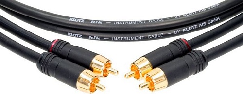 Кабель Klotz AL-RR0300 RCA - RCA (3 м, черный)