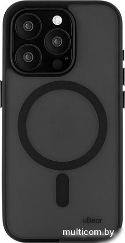 Чехол для телефона uBear Cloud Mag для iPhone 15 Pro (черный)