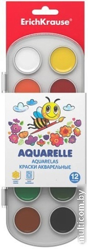 Акварельная краска Erich Krause 50579 (12 цв.)