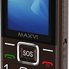 Мобильный телефон Maxvi B21ds (коричневый)
