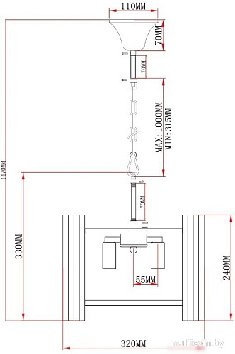 Подвесная люстра Moderli Monte V10780-3P