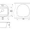 Кухонная мойка Granula 5050 (графит)