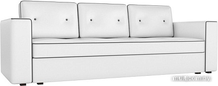 Диван Настоящая мебель Принстон 100104 (экокожа, белый/черный)