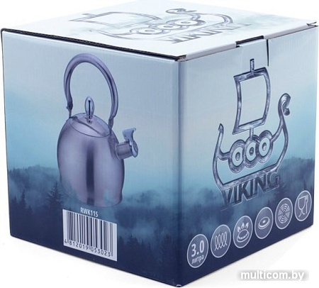 Чайник со свистком Viking RWK115