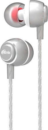 Наушники Ritmix RH-150MC (серебристый)