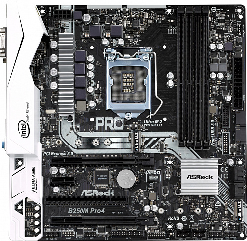 Материнская плата ASRock B250M Pro4