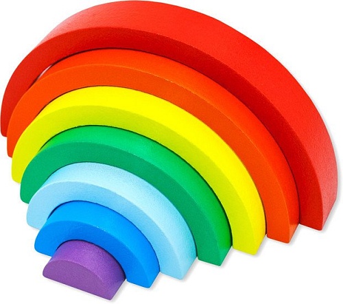 Пирамидка Alatoys Радуга ПСТ04