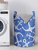 Корзина JoyArty Морские узоры с якорями gaba_15942_L